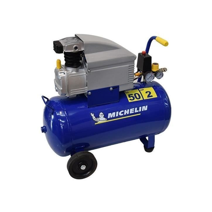 Compresseur d'air - MICHELIN - MB50 - 50L - 2 CV 230V Compresseur d'air - MICHELIN - MB50 - 50L - 2 CV 230V