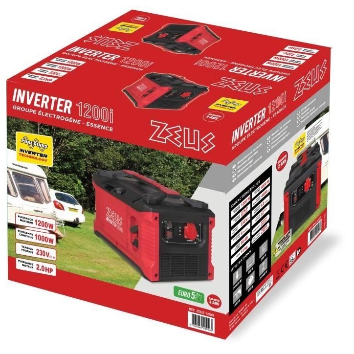 Groupe électrogene inverter ZEUZ - 1200 W Groupe électrogene inverter ZEUZ - 1200 W