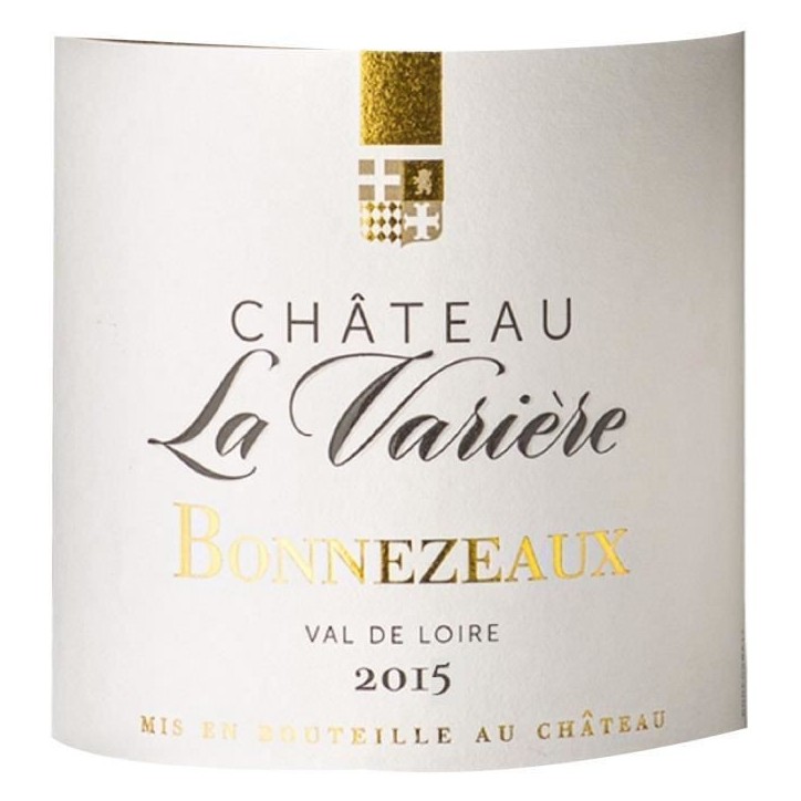 Château La Variere 2015 Bonnezeaux - Vin blanc de la Val de Loire - 50cl