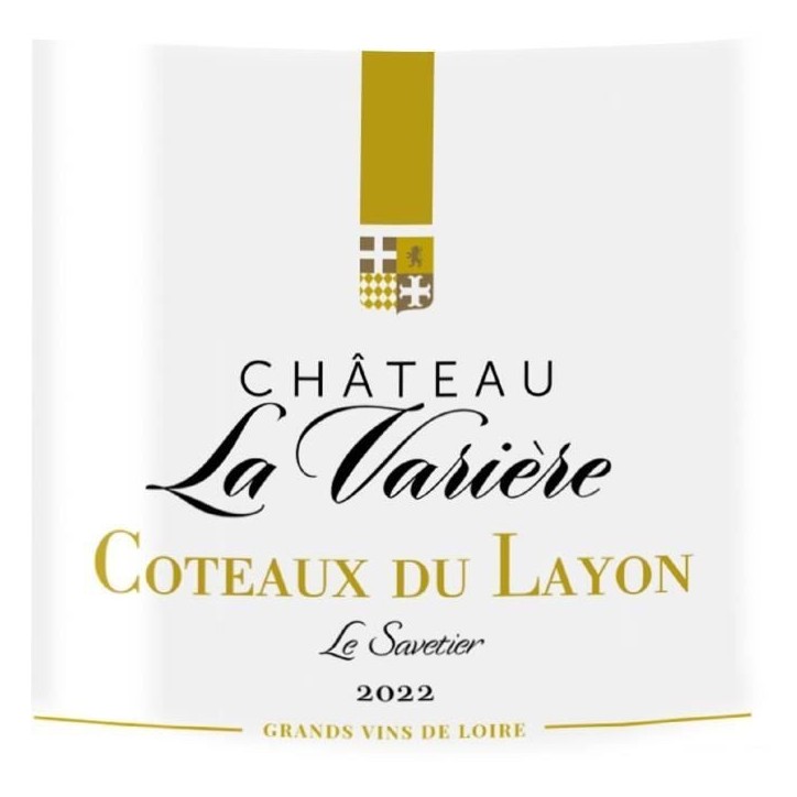 Château La Variere Le Savetier 2024 Coteaux du Layon - Vin blanc de Loire