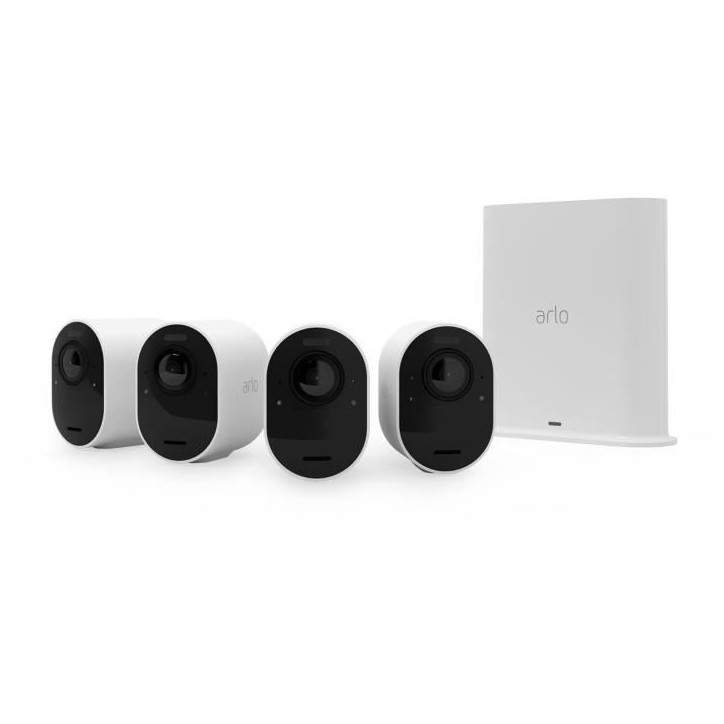 Pack 4 Cameras - ARLO - Ultra V2 - Extérieur - Batterie - Vision nocturne