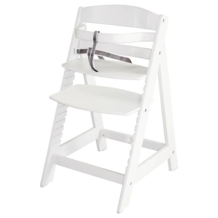 Chaise Haute Évolutive Sit Up III en Bois - ROBA - Réglable en Hauteur - Blanc Chaise Haute Évolutive Sit Up III en Bois - ROBA - Réglable en Hauteur - Blanc