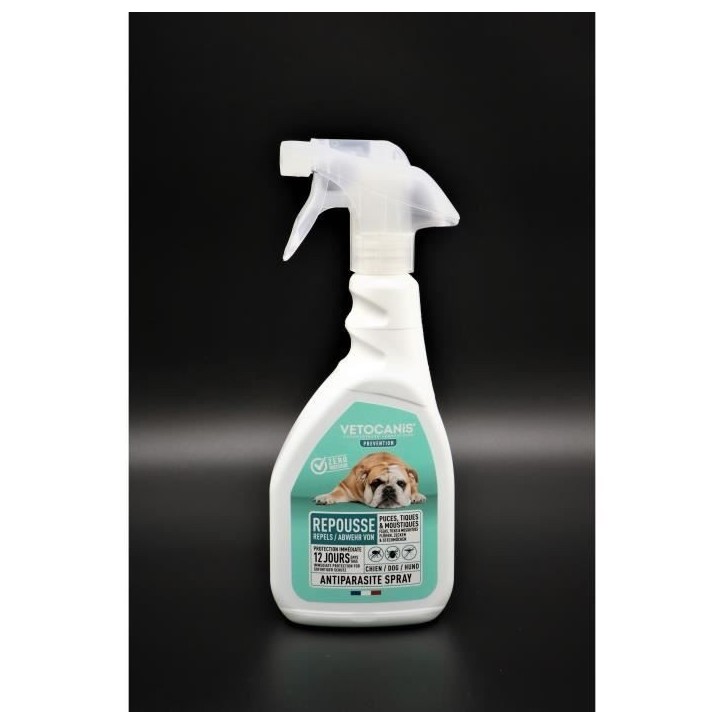 VETOCANIS Spray anti-puces, anti-tiques et anti-moustiques - Pour Chien - 500 ml VETOCANIS Spray anti-puces, anti-tiques et anti-moustiques - Pour Chien - 500 ml
