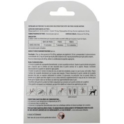 Pipettes - VETOCANIS - x4 Pipettes Anti-puces et tiques Duo 134mg/40mg