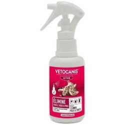 Spray Fipronil anti-puces et tiques - VETOCANIS - 2,5 mg pour Chien et