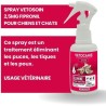 Spray Fipronil anti-puces et tiques - VETOCANIS - 2,5 mg pour Chien et