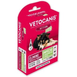 Pipette action duo - VETOCANIS - 134mg/40mg Solution pour Chiens Moyen