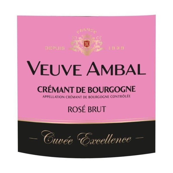 Veuve Ambal Cuvée Excellence Crémant de Bourgogne Rosé Brut
