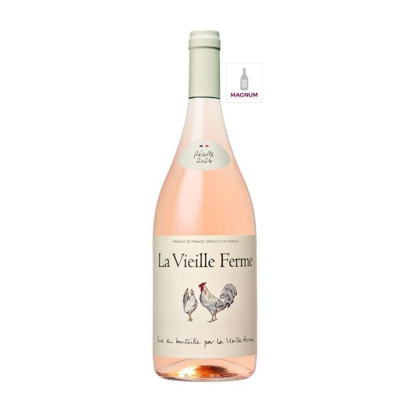 Magnum La Vieille Ferme 2024 Vaucluse - Vin rosé de France Magnum La Vieille Ferme 2024 Vaucluse - Vin rosé de France
