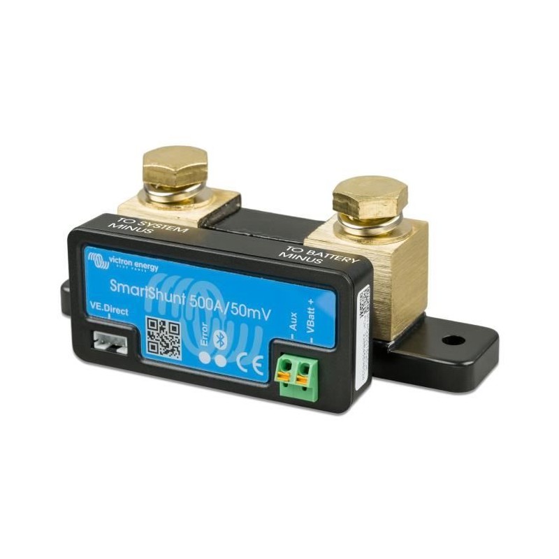 VICTRON SmartShunt Contrôleur de batterie 500A 50mA VICTRON SmartShunt Contrôleur de batterie 500A 50mA