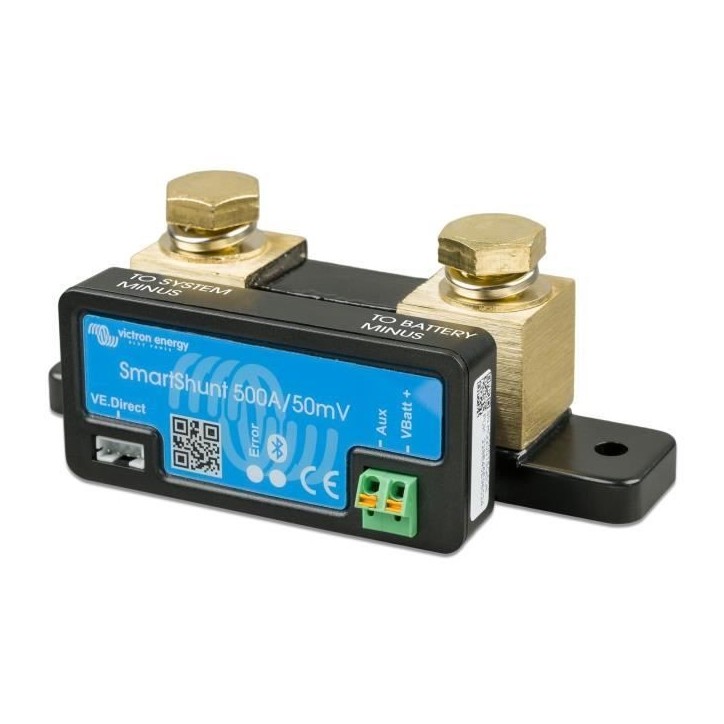 VICTRON SmartShunt Contrôleur de batterie 500A 50mA VICTRON SmartShunt Contrôleur de batterie 500A 50mA
