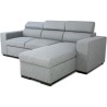Canapé d'angle convertible reversible avec coffre - 4 personnes - VIC