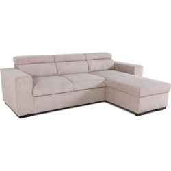 Canapé d'angle convertible réversible - 4 places - VICOMTE - Velours