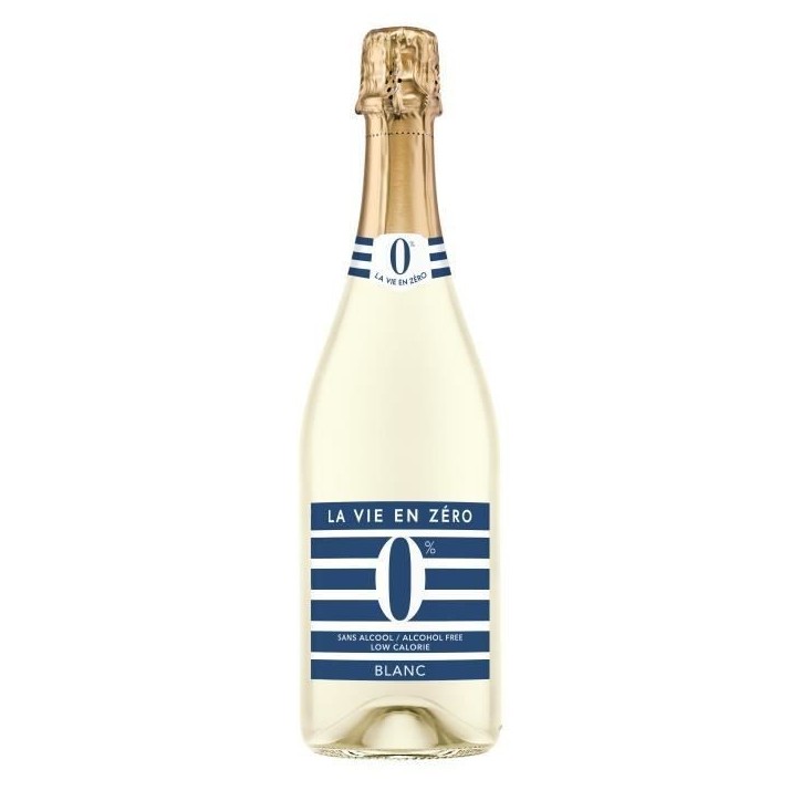 La vie en zéro - Boisson a base de vin sans alcool - Blanc