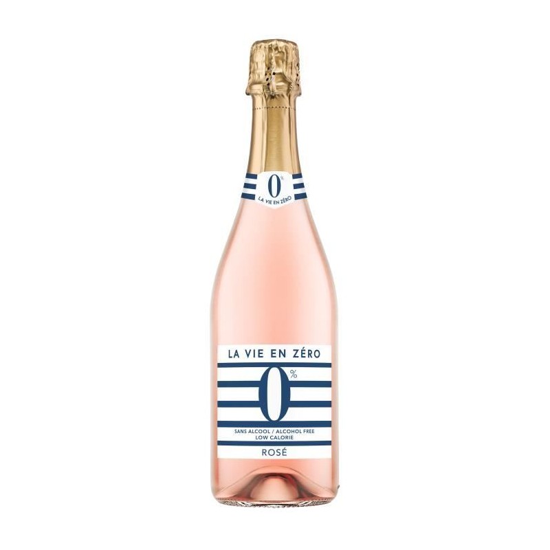 La vie en zéro - Boisson a base de vin sans alcool - Rosé La vie en zéro - Boisson a base de vin sans alcool - Rosé