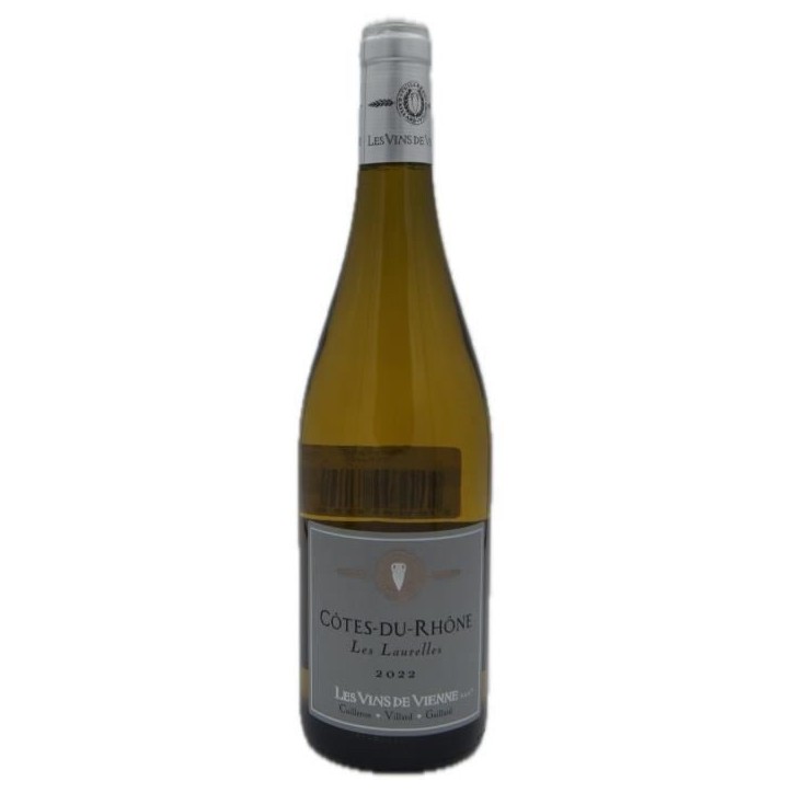 Vin de Vienne Cuvée Les Laurelles Amphore d'Argent 2022 Côtes du Rhône - Vin blanc de la Vallée du Rhône 2022