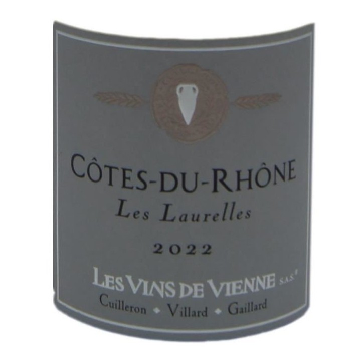 Vin de Vienne Cuvée Les Laurelles Amphore d'Argent 2022 Côtes du Rhône - Vin blanc de la Vallée du Rhône 2022