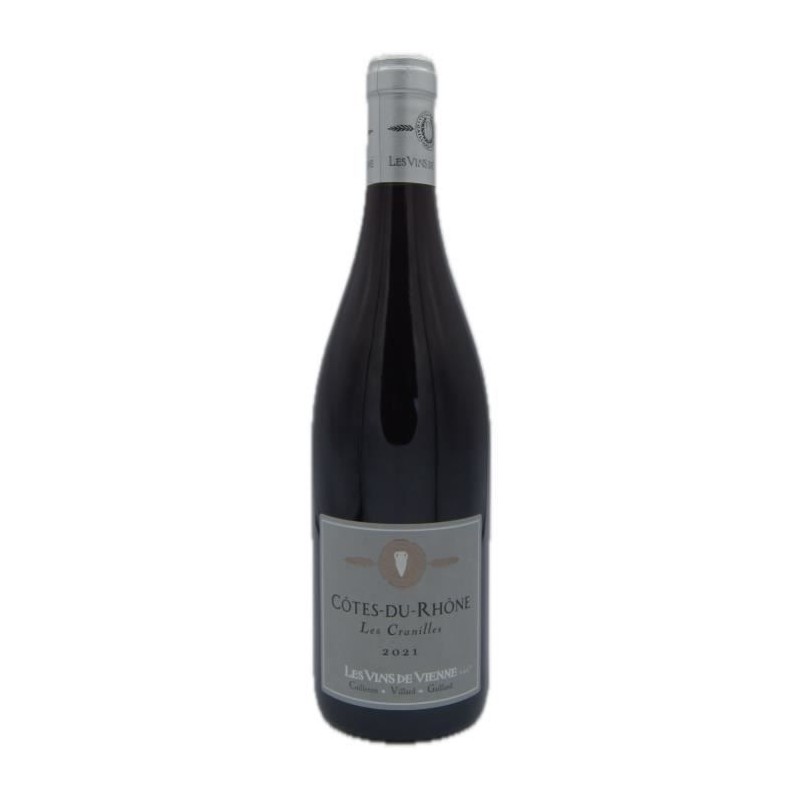 Vin de Vienne Cuvée Les Cranilles 2022 Côtes du Rhône - Vin rouge d Vin de Vienne Cuvée Les Cranilles 2022 Côtes du Rhône - Vin rouge d