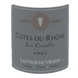 Vin de Vienne Cuvée Les Cranilles 2022 Côtes du Rhône - Vin rouge d
