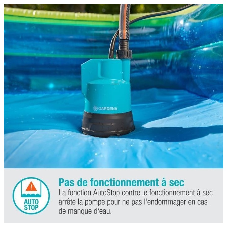 GARDENA Pompe pour collecteur d'eau de pluie 2000/2 18V P4A sans batterie