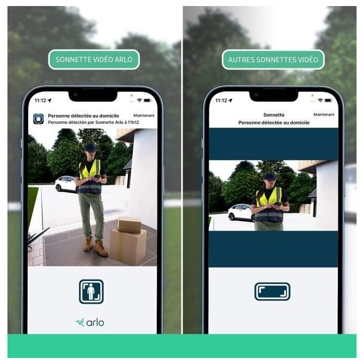 Sonnette Vidéo - ARLO - AVD3001-100EUS - Connexion directe au Wi-Fi - Son de sirene intégré Sonnette Vidéo - ARLO - AVD3001-100EUS - Connexion directe au Wi-Fi - Son de sirene intégré