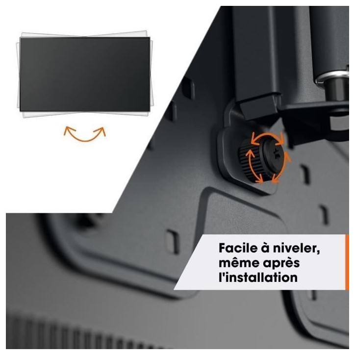 Support mural pour TV - VOGEL'S - TVM 1443 Full-Motion+ Medium, 2 bras, 32-65