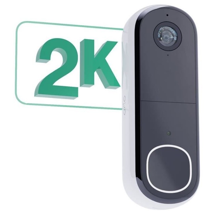 Sonnette Vidéo - ARLO - AVD4001-100EUS - Connexion directe au Wi-Fi - Son de sirene intégré Sonnette Vidéo - ARLO - AVD4001-100EUS - Connexion directe au Wi-Fi - Son de sirene intégré