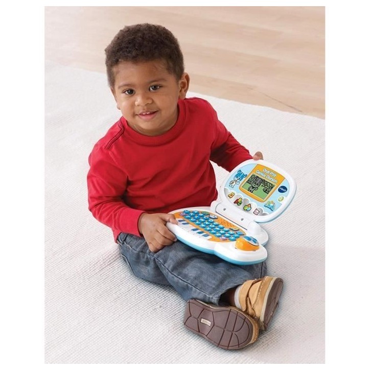 Ordinateur Éducatif Enfant VTECH P'tit Genius Ourson Bleu - Multicolore - Mixte - 24 mois - 2 ans Ordinateur Éducatif Enfant VTECH P'tit Genius Ourson Bleu - Multicolore - Mixte - 24 mois - 2 ans