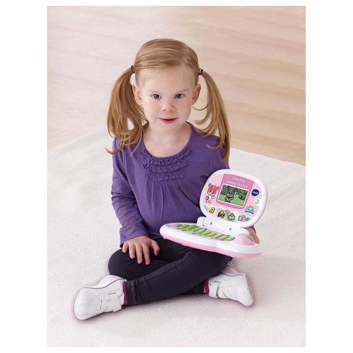 VTECH - Ordi P'tit Genius Ourson Rose - Ordinateur Éducatif Enfant - De 2 a 5 ans VTECH - Ordi P'tit Genius Ourson Rose - Ordinateur Éducatif Enfant - De 2 a 5 ans
