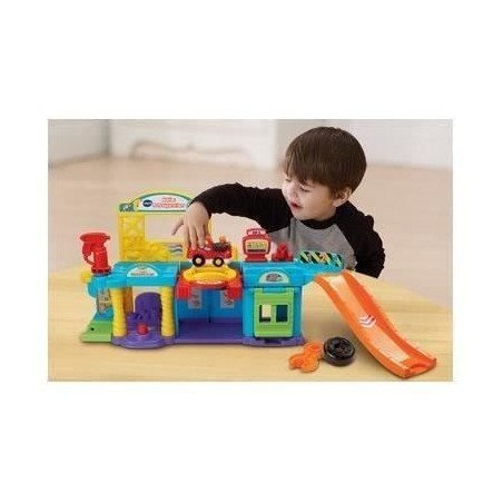 Atelier SOS Réparations - VTECH - Tut Tut Bolides - Ascenseur hydraulique - 5 zones magiques