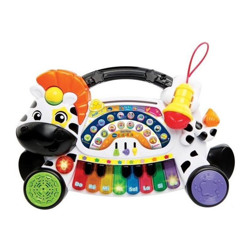 VTECH BABY - Jungle Rock - Piano Zebre - Jouet Musical Enfant VTECH BABY - Jungle Rock - Piano Zebre - Jouet Musical Enfant