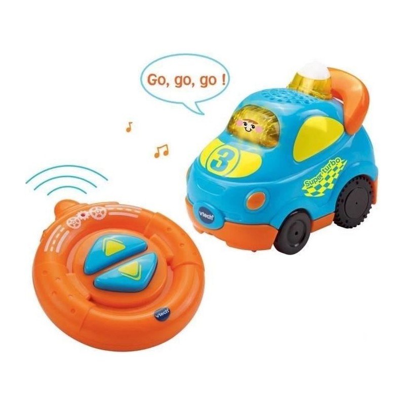 VTECH - Tut Tut Bolides - Ma Tut Tut Radiocommandée - Hugo, Super Tur VTECH - Tut Tut Bolides - Ma Tut Tut Radiocommandée - Hugo, Super Tur