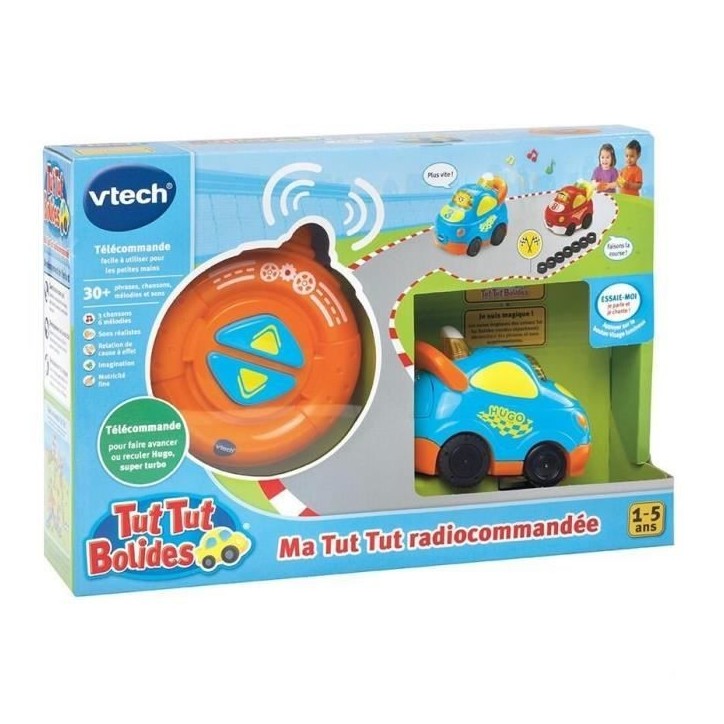 VTECH - Tut Tut Bolides - Ma Tut Tut Radiocommandée - Hugo, Super Turbo VTECH - Tut Tut Bolides - Ma Tut Tut Radiocommandée - Hugo, Super Turbo