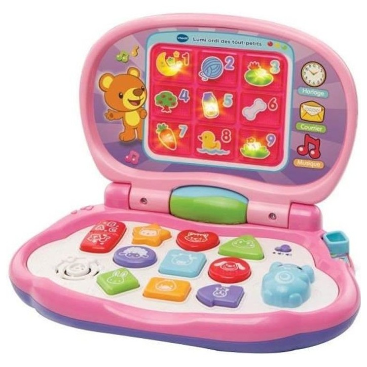 VTECH BABY - Lumi Ordi Des Tout-Petits - Ordinateur Enfant Rose