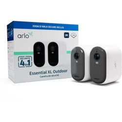 Pack 2 Cameras - ARLO - 2K XL Essential2 - Extérieur - Batterie - Vis