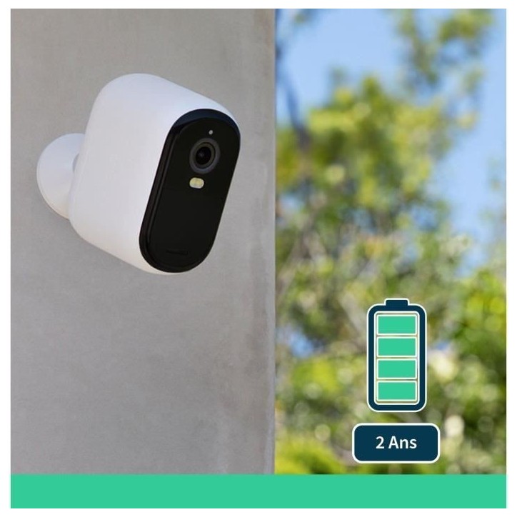 Pack 2 Cameras - ARLO - 2K XL Essential2 - Extérieur - Batterie - Vision nocturne Pack 2 Cameras - ARLO - 2K XL Essential2 - Extérieur - Batterie - Vision nocturne