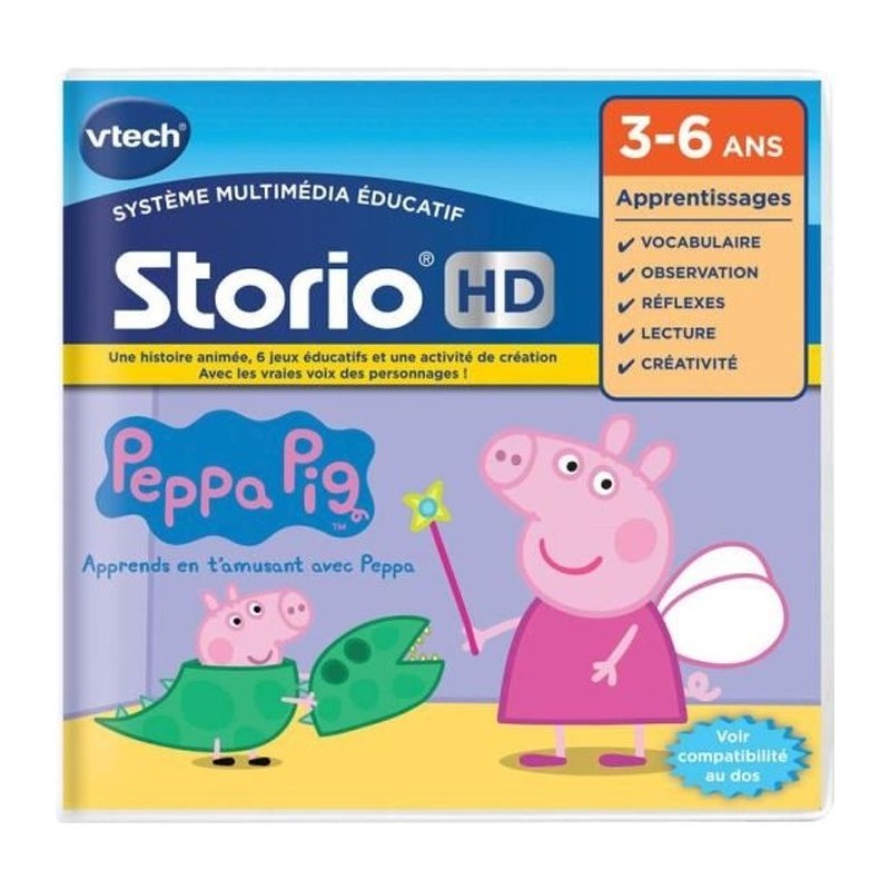 VTECH - Jeu Éducatif Storio - Peppa Pig VTECH - Jeu Éducatif Storio - Peppa Pig