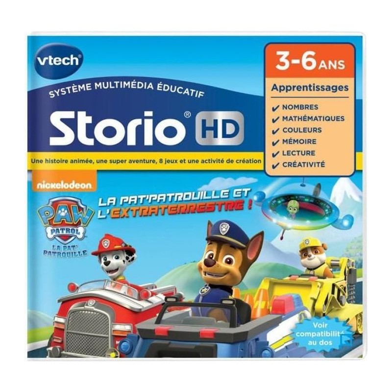 VTECH - Jeu Éducatif Storio - Pat' Patrouille VTECH - Jeu Éducatif Storio - Pat' Patrouille