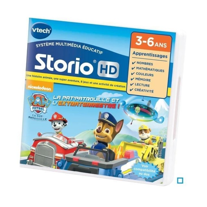 VTECH - Jeu Éducatif Storio - Pat' Patrouille VTECH - Jeu Éducatif Storio - Pat' Patrouille
