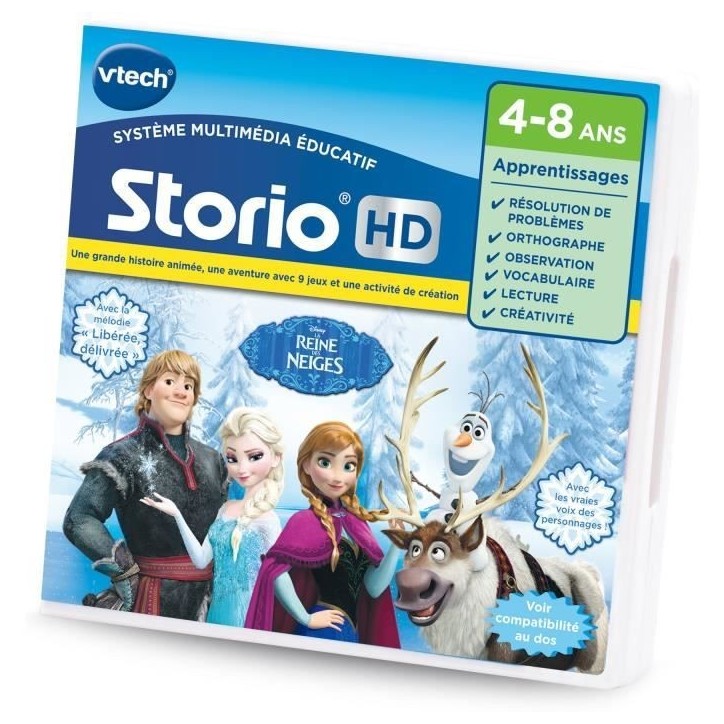 VTECH - Jeu Éducatif Storio - La Reine Des Neiges VTECH - Jeu Éducatif Storio - La Reine Des Neiges