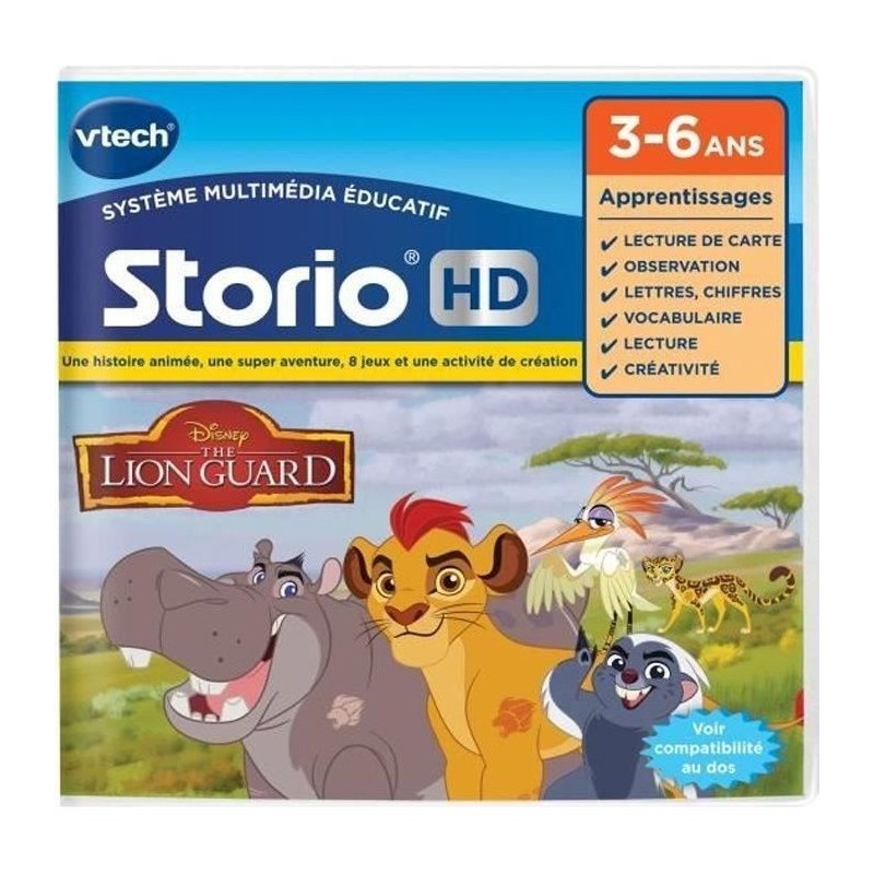 VTECH - Jeu Éducatif Storio - La Garde Du Roi Lion VTECH - Jeu Éducatif Storio - La Garde Du Roi Lion