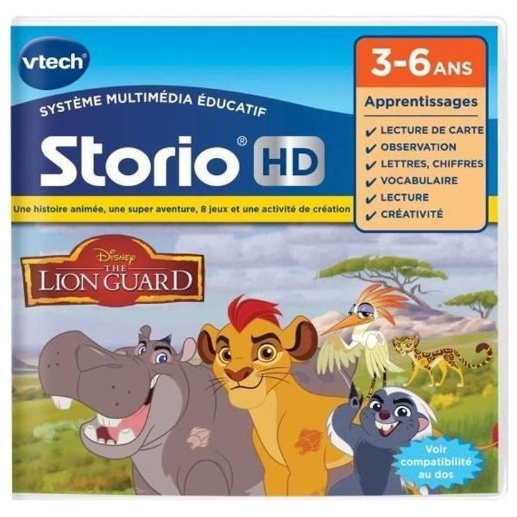 VTECH - Jeu Éducatif Storio - La Garde Du Roi Lion VTECH - Jeu Éducatif Storio - La Garde Du Roi Lion