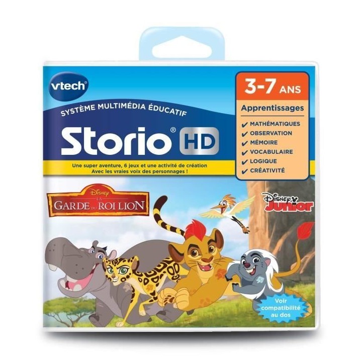 VTECH - Jeu Éducatif Storio - La Garde Du Roi Lion VTECH - Jeu Éducatif Storio - La Garde Du Roi Lion