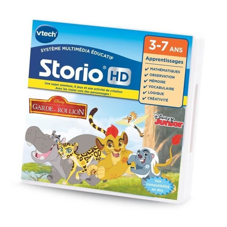 VTECH - Jeu Éducatif Storio - La Garde Du Roi Lion VTECH - Jeu Éducatif Storio - La Garde Du Roi Lion