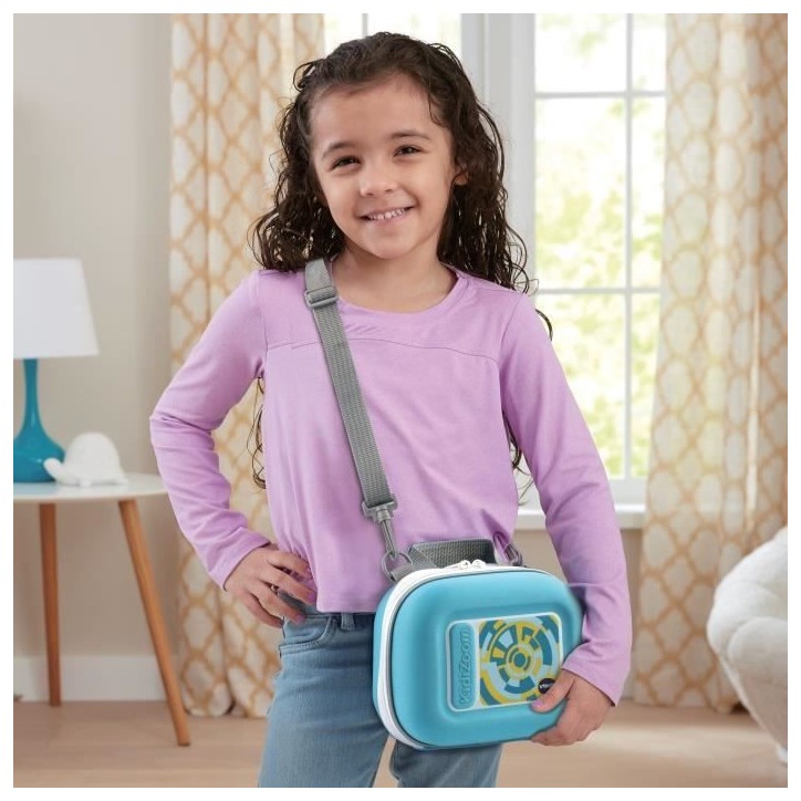 Sacoche VTECH Kidizoom Bleue - Pour appareils photos et vidéos KidiZoom - 3 ans + Sacoche VTECH Kidizoom Bleue - Pour appareils photos et vidéos KidiZoom - 3 ans +