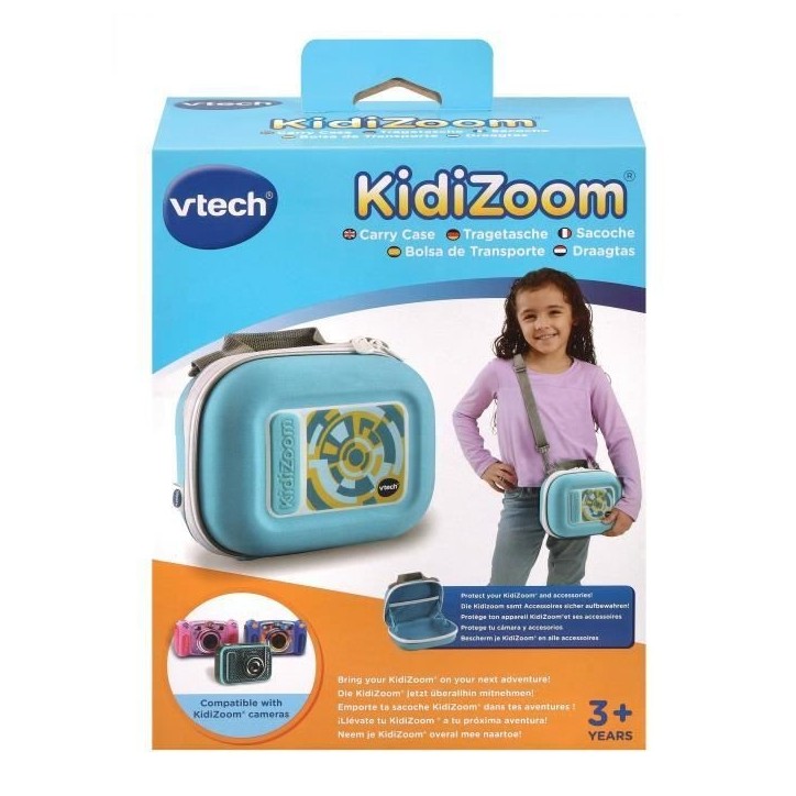 Sacoche VTECH Kidizoom Bleue - Pour appareils photos et vidéos KidiZoom - 3 ans + Sacoche VTECH Kidizoom Bleue - Pour appareils photos et vidéos KidiZoom - 3 ans +