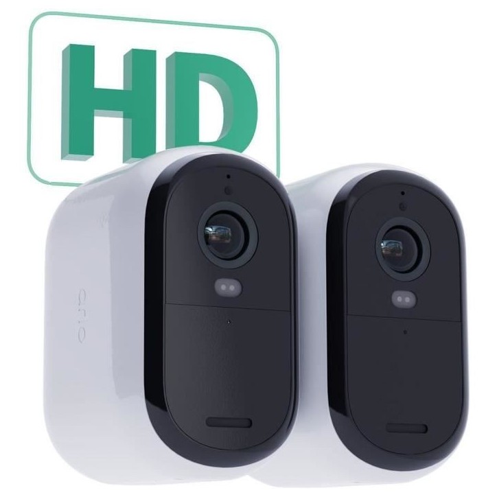 Pack 2 Cameras - ARLO - FHD XL Essential2 - Extérieur - Batterie - Vision nocturne Pack 2 Cameras - ARLO - FHD XL Essential2 - Extérieur - Batterie - Vision nocturne