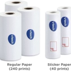 Appareil photo VTECH Kidizoom Print Cam avec recharge papier - Blanc -