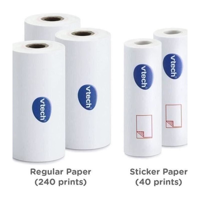 Appareil photo VTECH Kidizoom Print Cam avec recharge papier - Blanc - Appareil photo VTECH Kidizoom Print Cam avec recharge papier - Blanc -