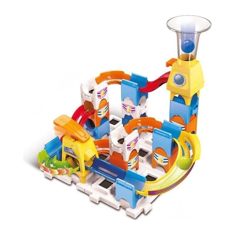 Circuit a billes VTECH Marble Rush Discovery Set XS100 - 30 pieces et Circuit a billes VTECH Marble Rush Discovery Set XS100 - 30 pieces et